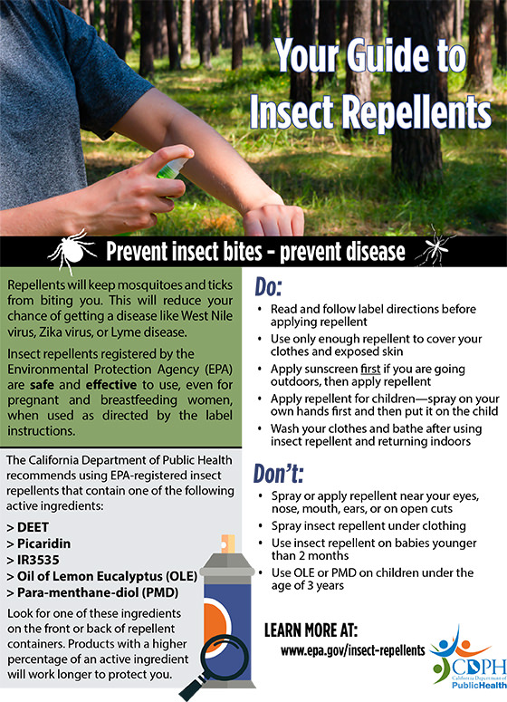 Insect Repellent Guide VBDS 9 2017 What Age Can You Use Mosquito Repellent? Safe Choices for Kids